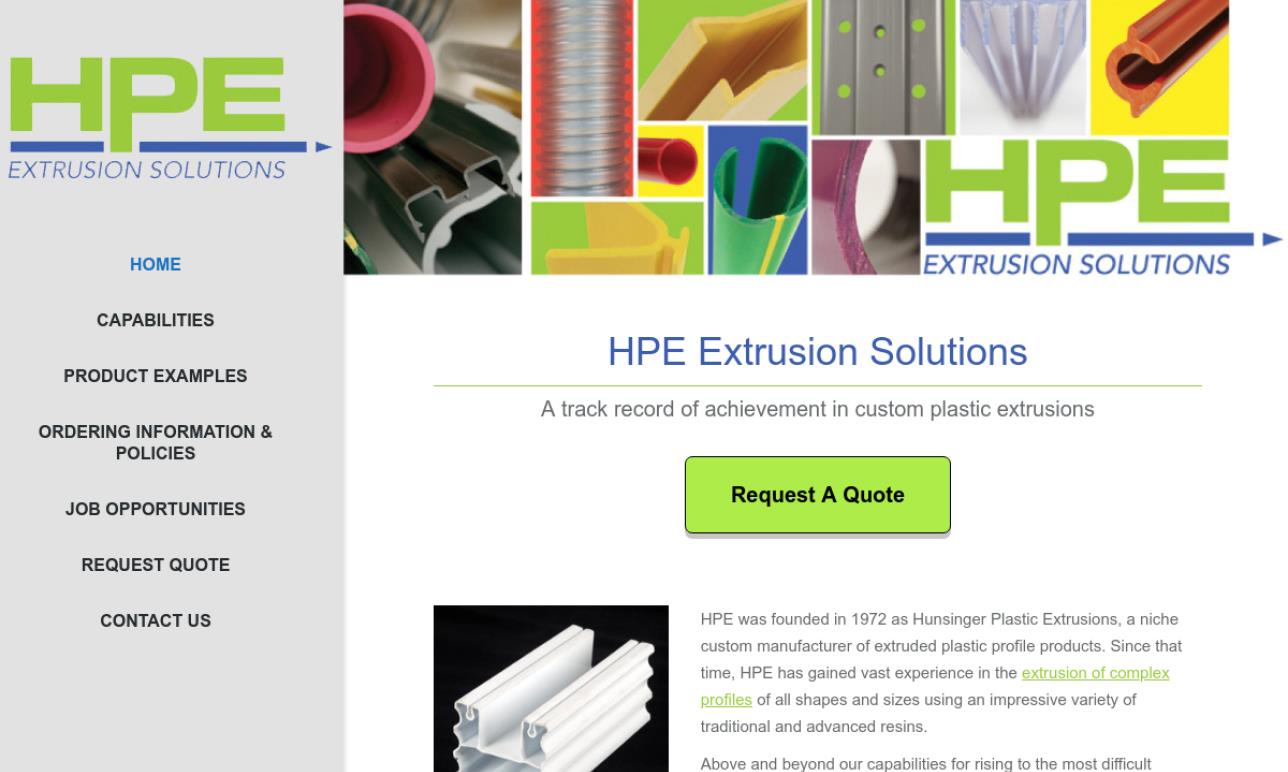 HPE Extrusion Solutions